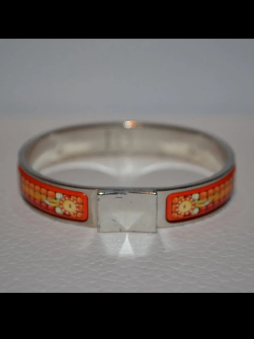 Hermes Paris 1990 Clic Clac Bangle Bracelet